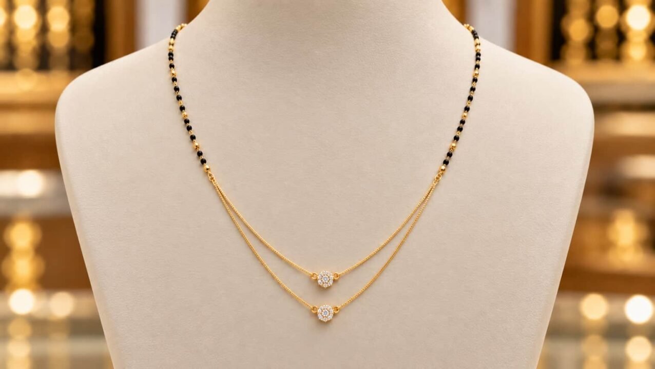 डबल चेन मंगळसूत्र design