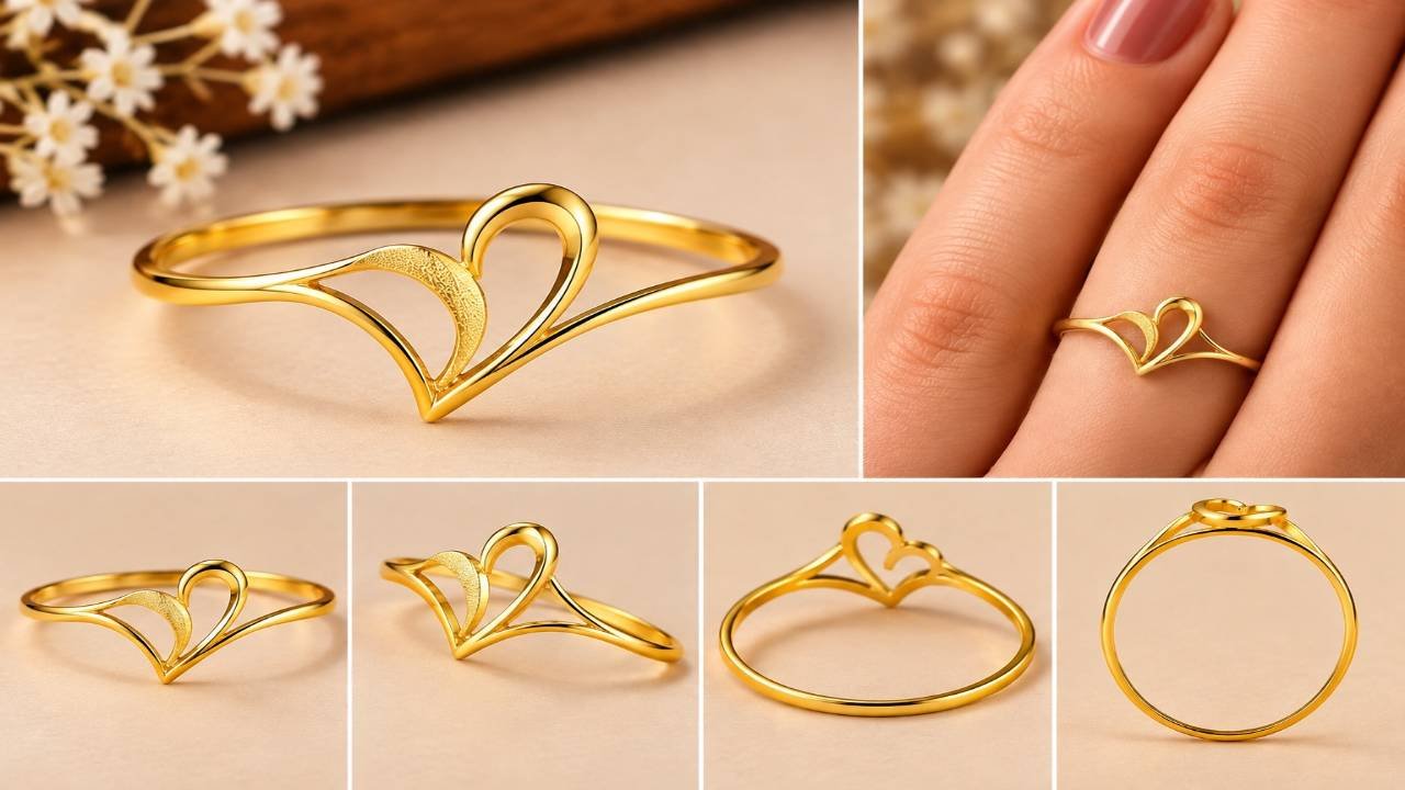 १ ग्रॅम सोन्यात डेलिकेट अंगठ्या 8 सुंदर डिजाईन्स